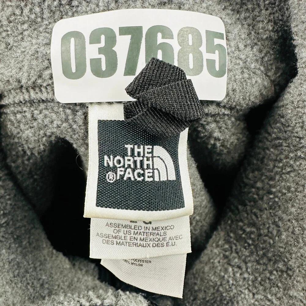 The North Face Jacket Men Large Gray Full Zip Fleece Polartec Pockets Outdoor L
